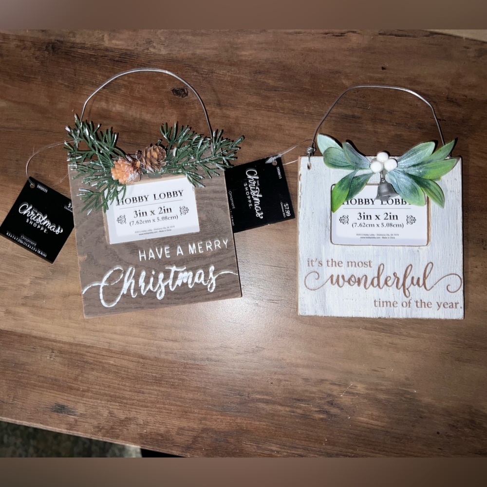 Hobby lobby 2x3 frame ornaments